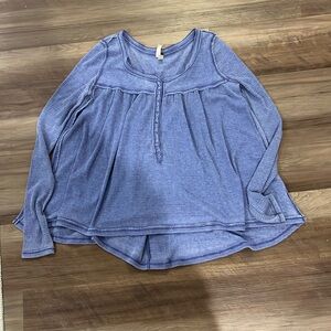 Free people waffle long sleeve